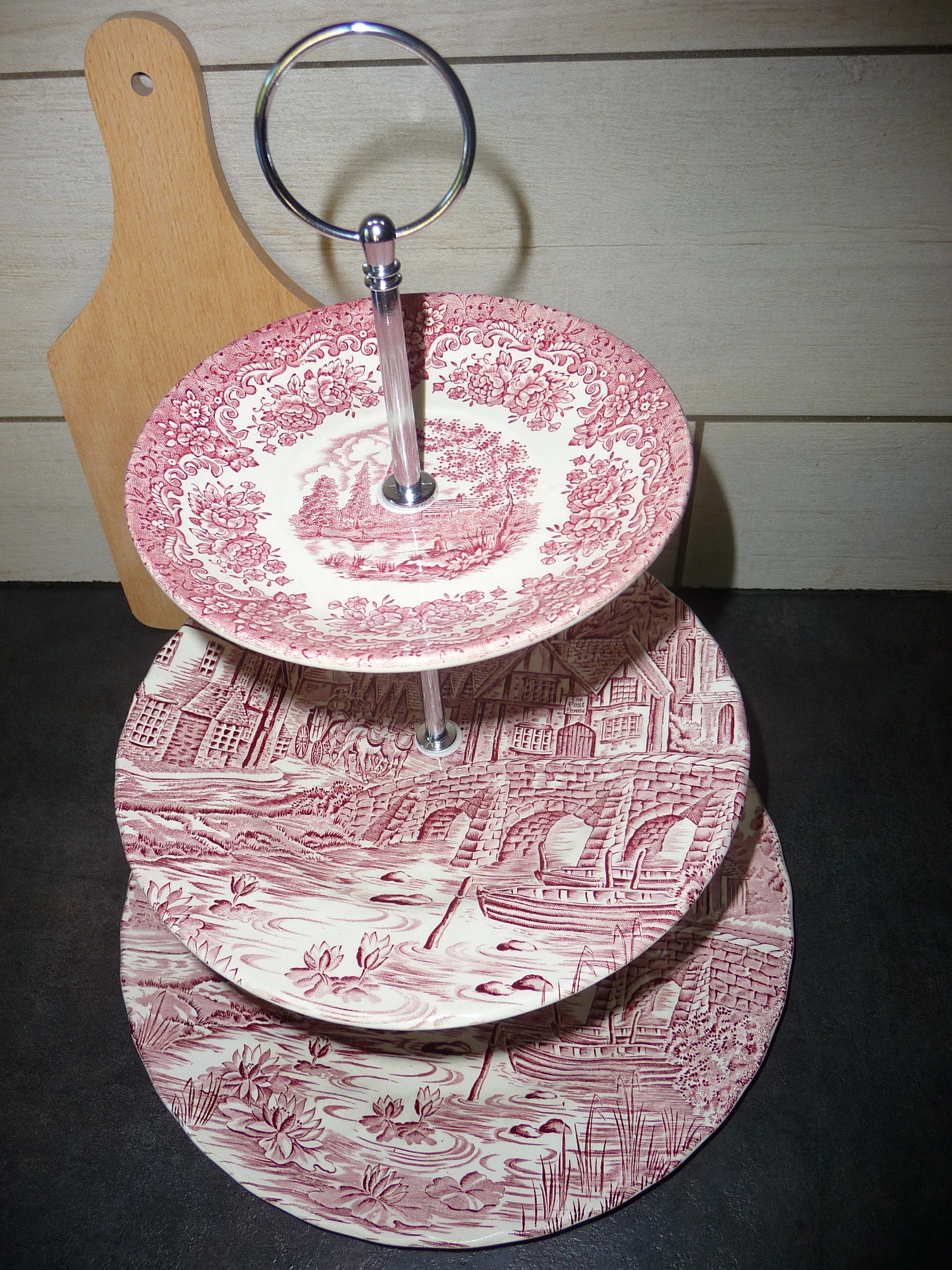 Presentation Plates / English Ceramic Dumb Waiter – photo 5